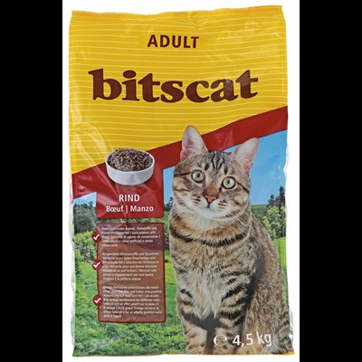 Aliment pr. chats boeuf bitscat 4,5kg