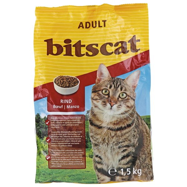 Katzenfutter Rind bitscat 1,5 kg