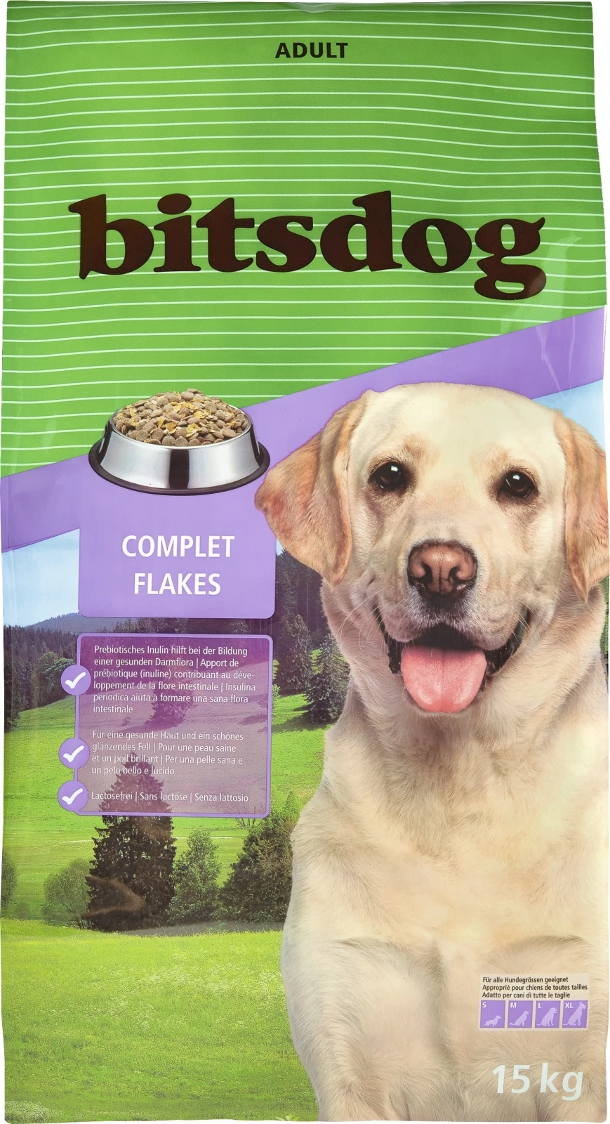 Hundefutter Complet Flakes 15 kg