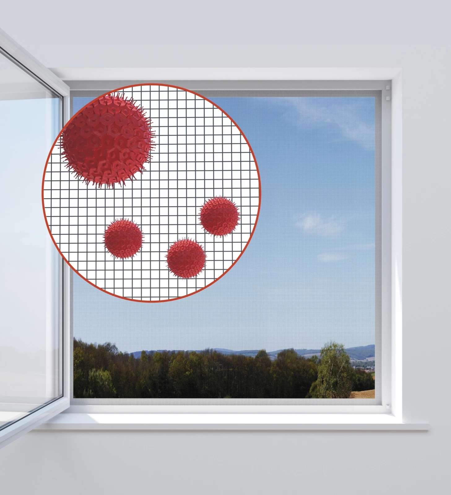 Pollenschutz Gewebe 120 × 150 cm