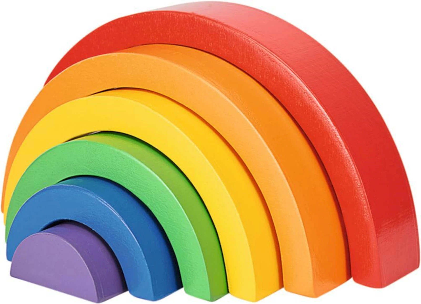 bunte Halbkreise Holz