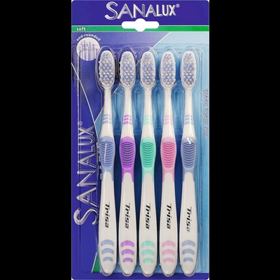Brosse à dents Sanalux 5 pcs S