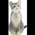 Chat assis gris Schleich