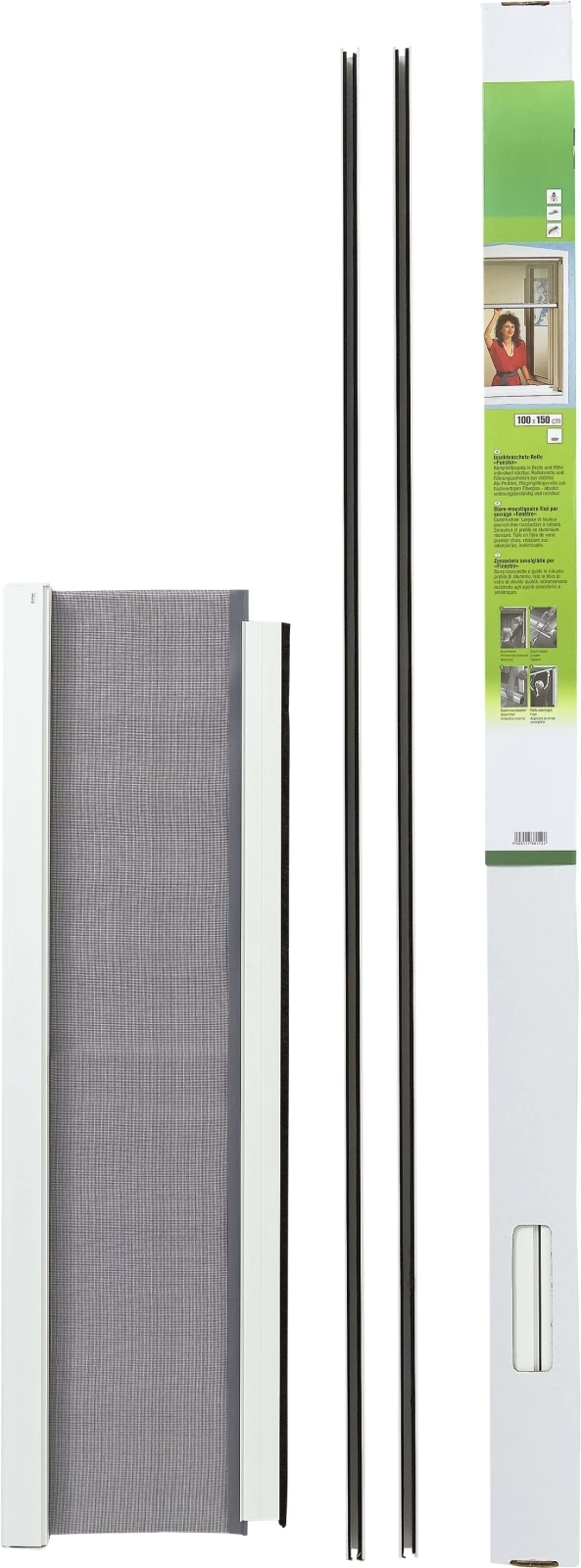 Insektenschutz-Rollo 100 × 150 cm