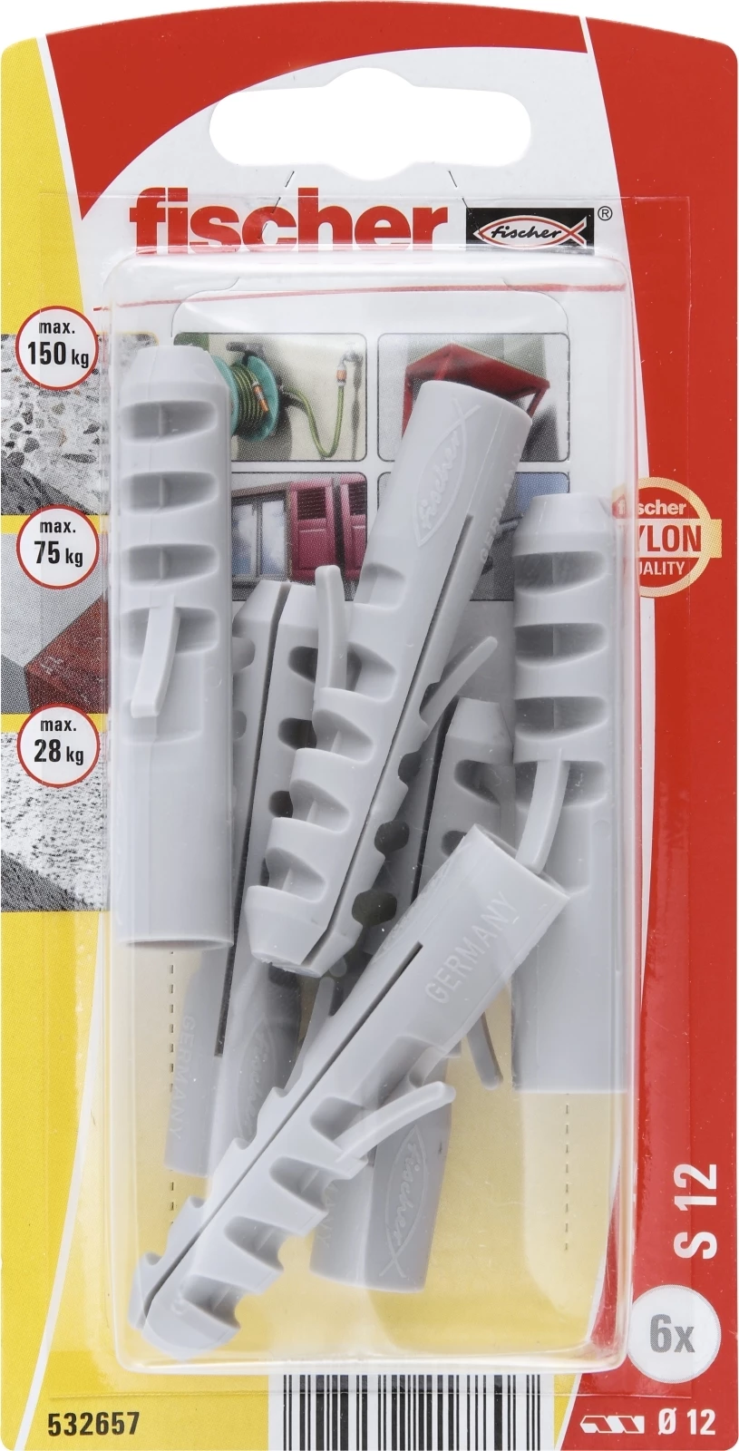 Dübel Nylon NV S12 6 Stück