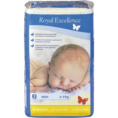 Babywindeln midi Royal Excellence