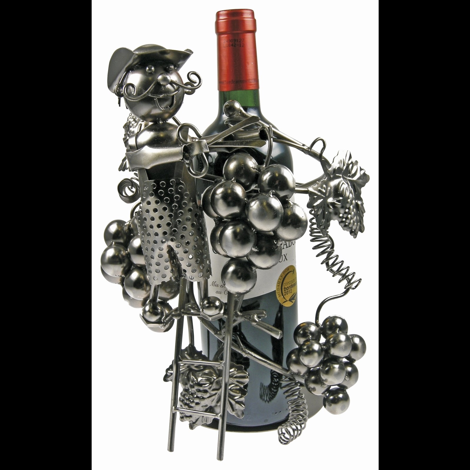 Porte bouteille Cycliste, article cadeaux et de décoration
