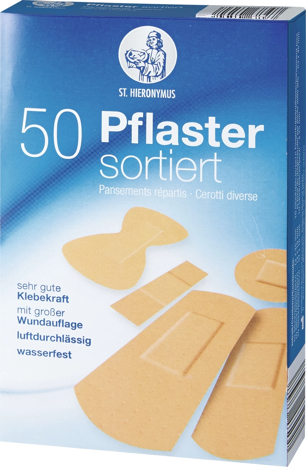 Pansements répartis 50pcs