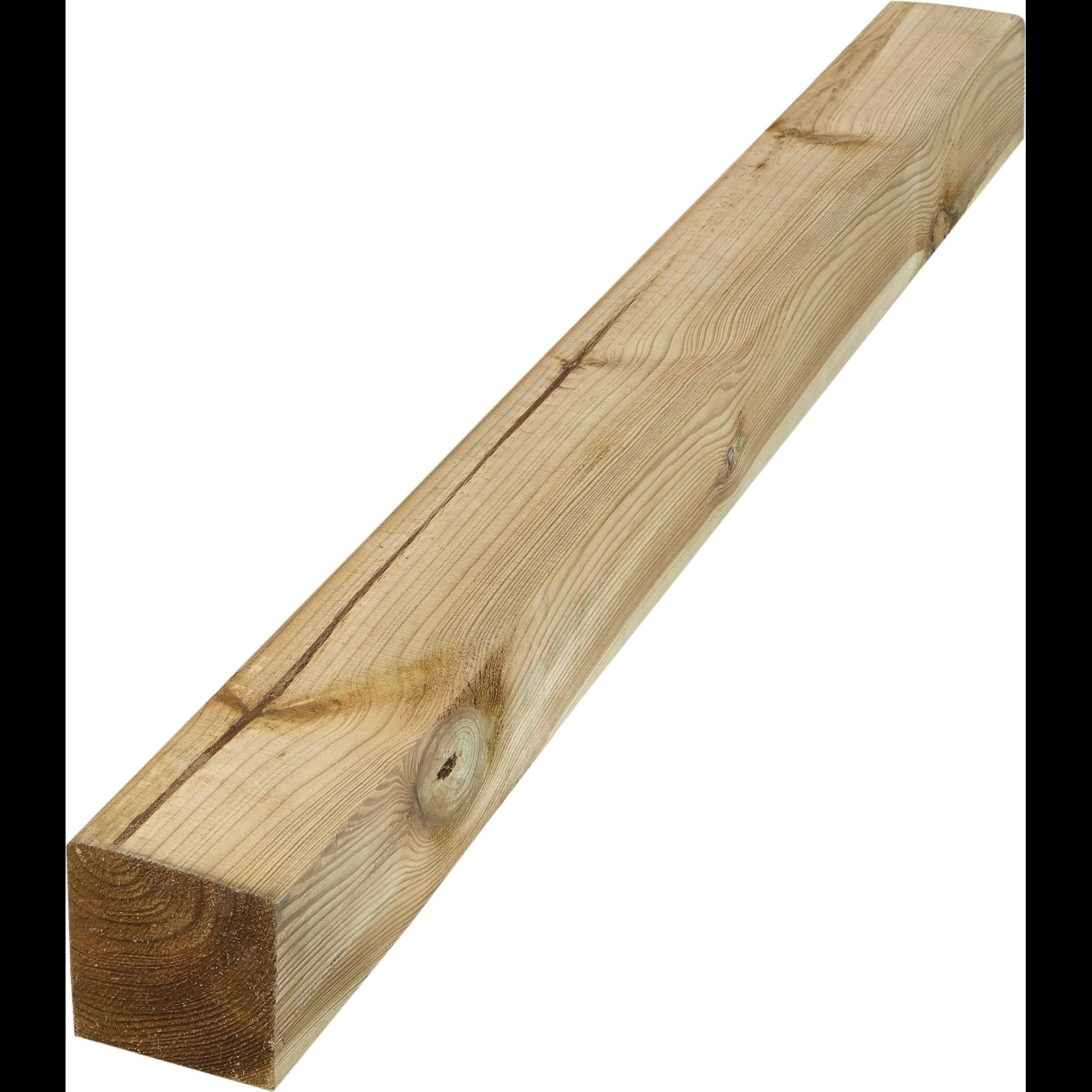 Piquet d' Ancrage carré 12x12x75 cm pour la fixation de structures en bois  (Pack 4)