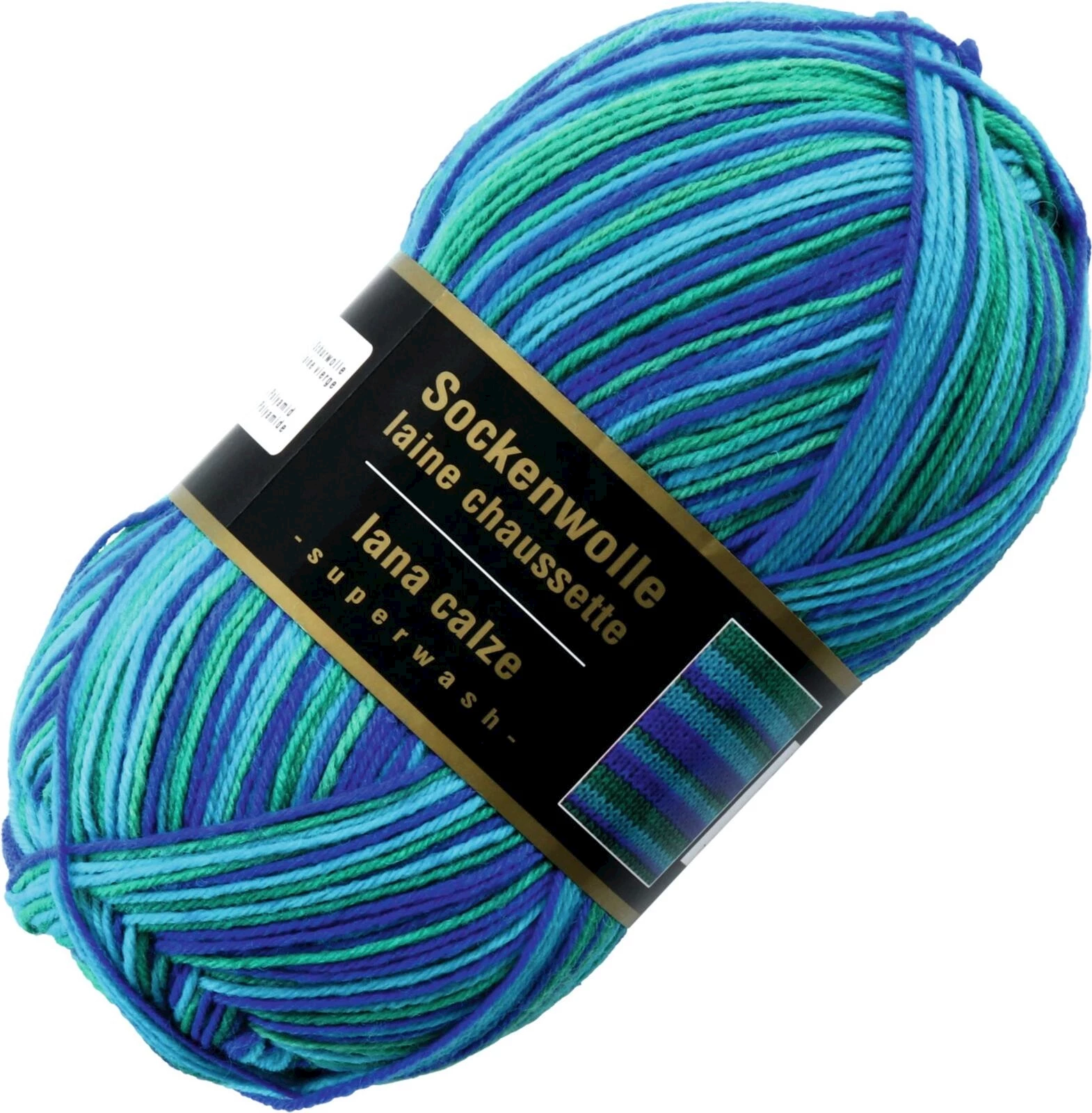 Sockenwolle blau/türkis