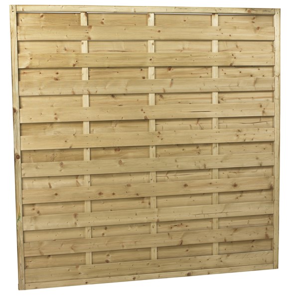 Sichtschutzzaun Holz 180 × 180 cm