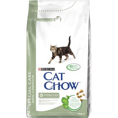 Aliment chat Steri. CatChow 1,5kg