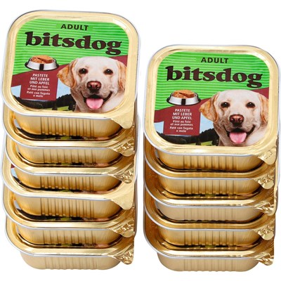 Aliment pour chiens pâté foie 150 g