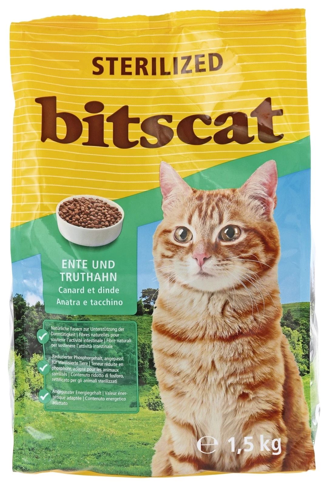 Katzenfutter Sterilized bitscat 1,5
