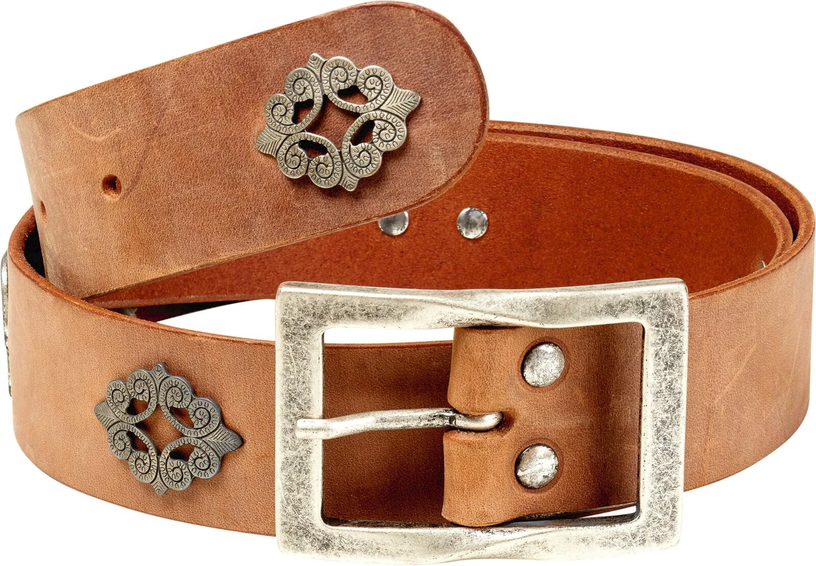 Gürtel Chüeli rot/braun 110 cm