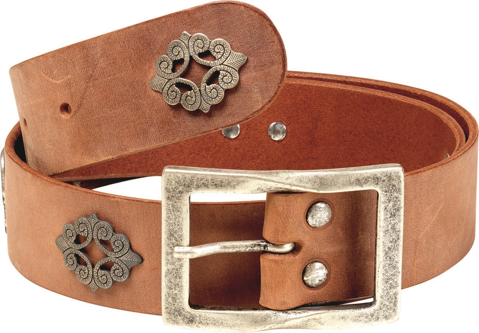 Gürtel Chüeli rot/braun 130 cm