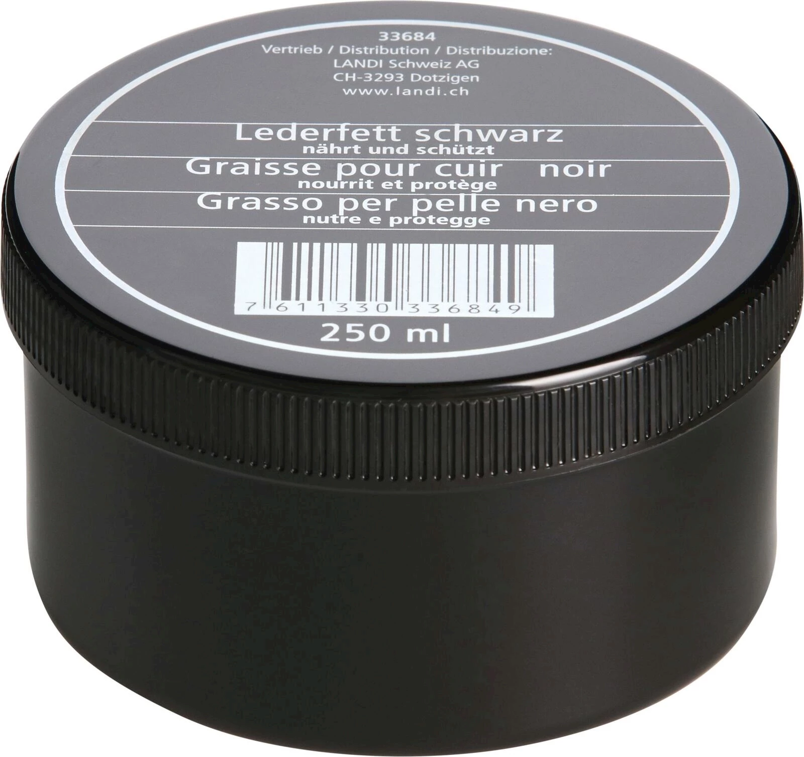 Glanzfett schwarz 250 ml
