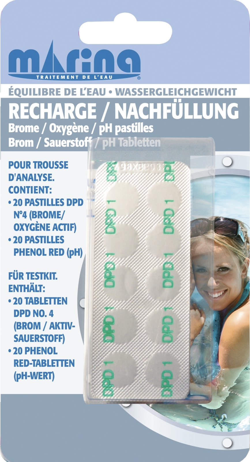 OCEDIS - Pastilles Oxytab 5kg - Oxygène Actif Pour Piscine Et Spa - Traitement Choc Et Entretien