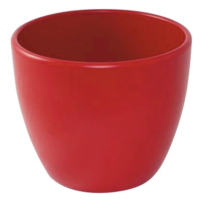 Cache-pot Basic II rouge 12 cm