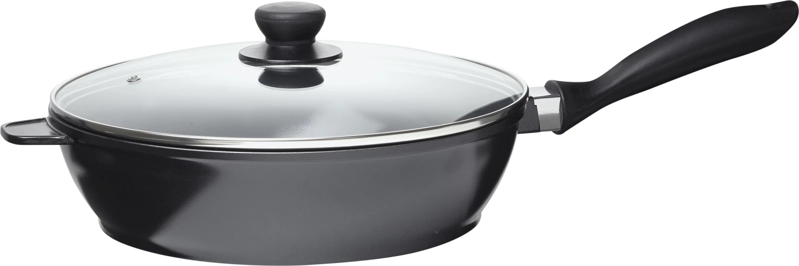 Bratpfanne hoch mit Deckel 28 cm