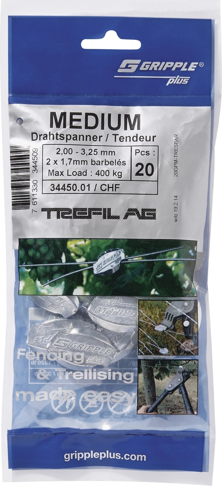 Drahtspanner Gripple 20 Stück