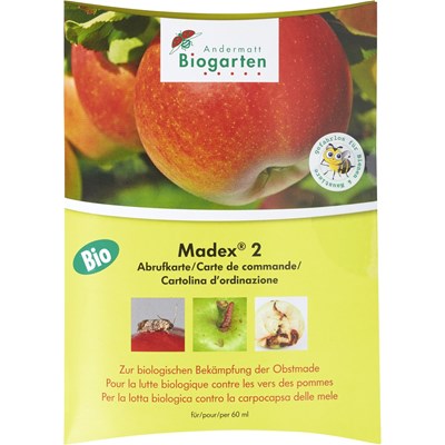 Abrufkarte gegen Obstmade MADEX