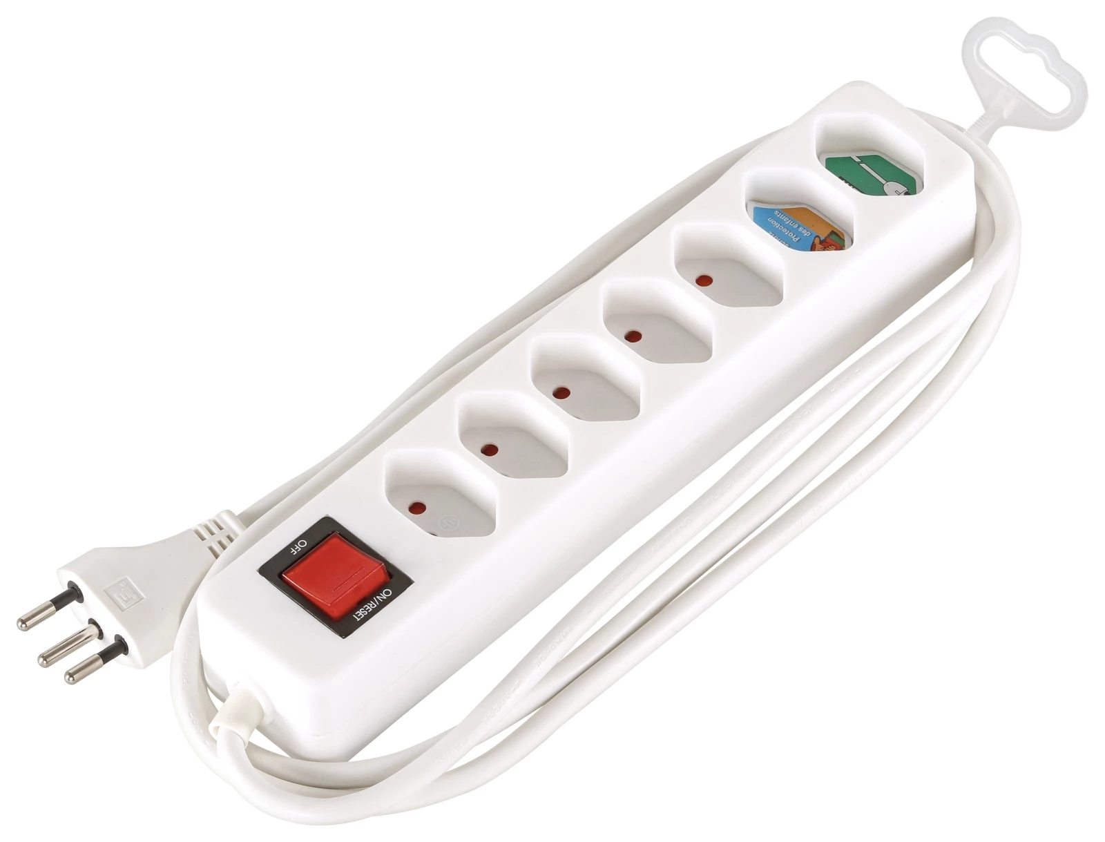 Steckdosenleiste II Schalter 7×T13