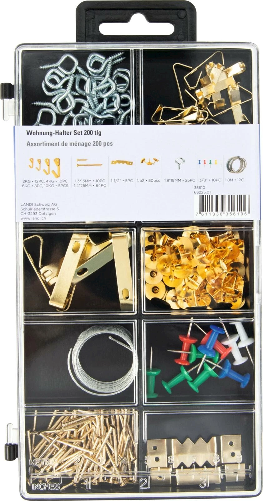 Wohnung-Halter Set 200 tlg