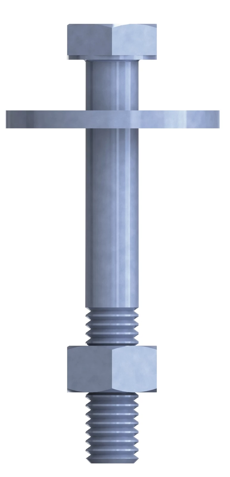 Durchgangsschr. Mutter 10×130 2Stk