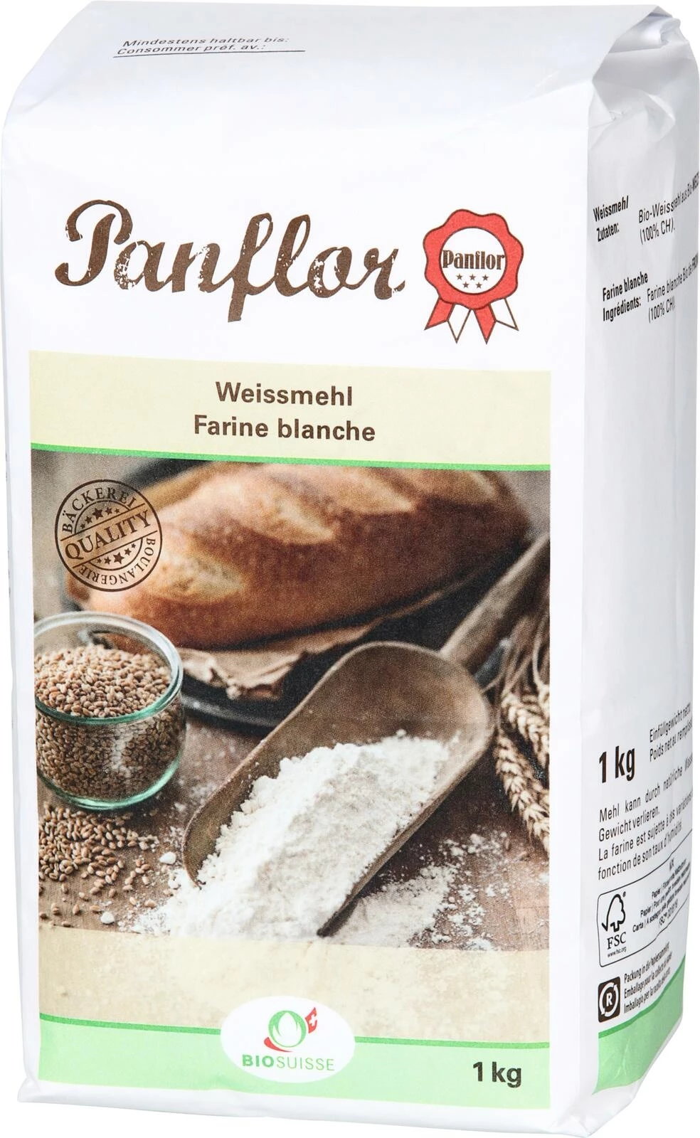 Weissmehl Bio Panflor 1 kg