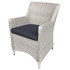 Chaise wicker vintage clair