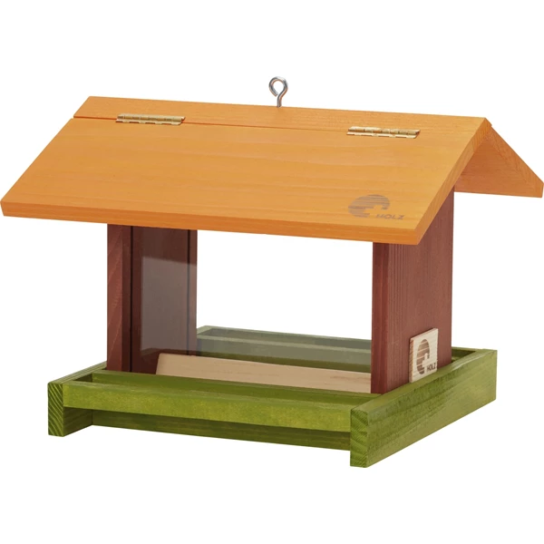 Alberts Vogelhäuschen Schrägdach - Vogelfutterhaus Aus Stahl 120x150mm