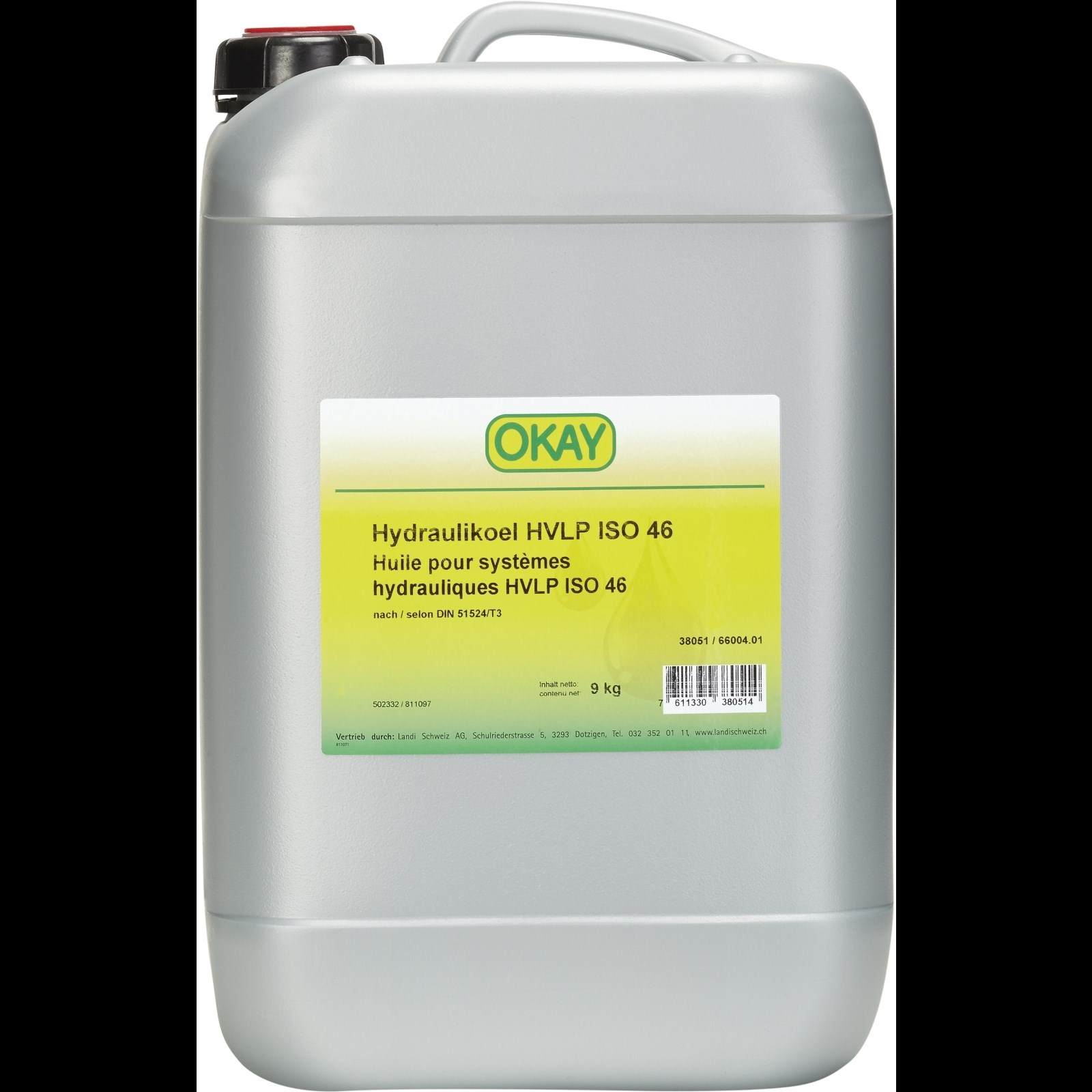 Hydrauliköl HVLP ISO 46 Okay 9 kg kaufen - Getriebe und Automatenöle - LANDI