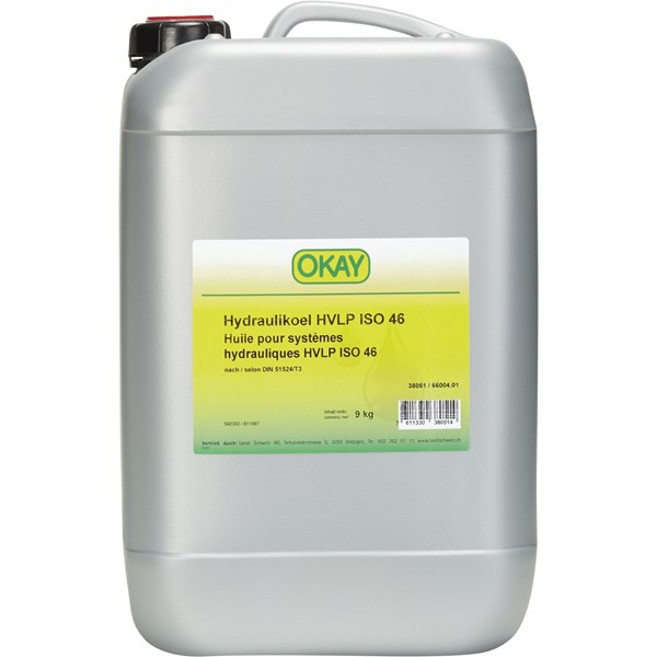 Hydrauliköl HVLP ISO 46 Okay 9 kg