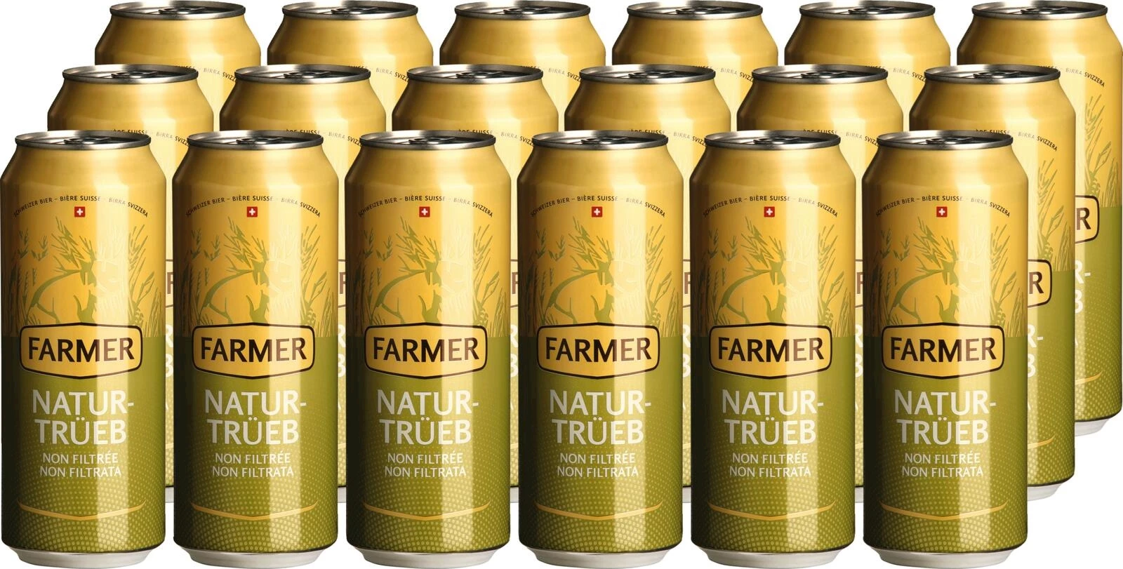 Bier Farmer Naturtrüb Dose 18×50cl