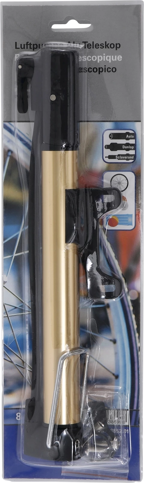 Pompe à air en alu télescope