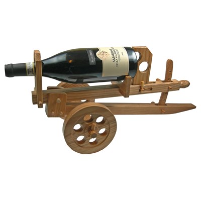 Kanonen-Lafette mit Wein