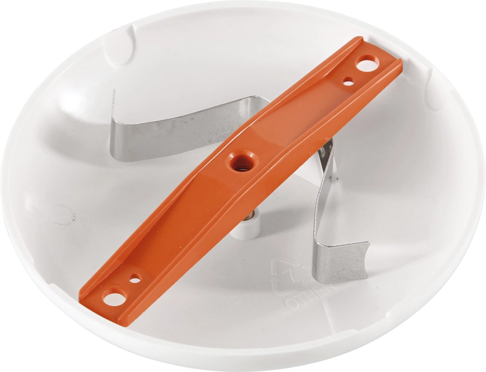 Deckenrosette Feder & Montage