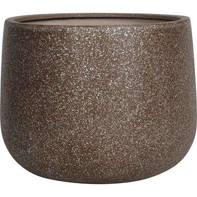 Pot Poly sparkl. brun 55 × 43 cm