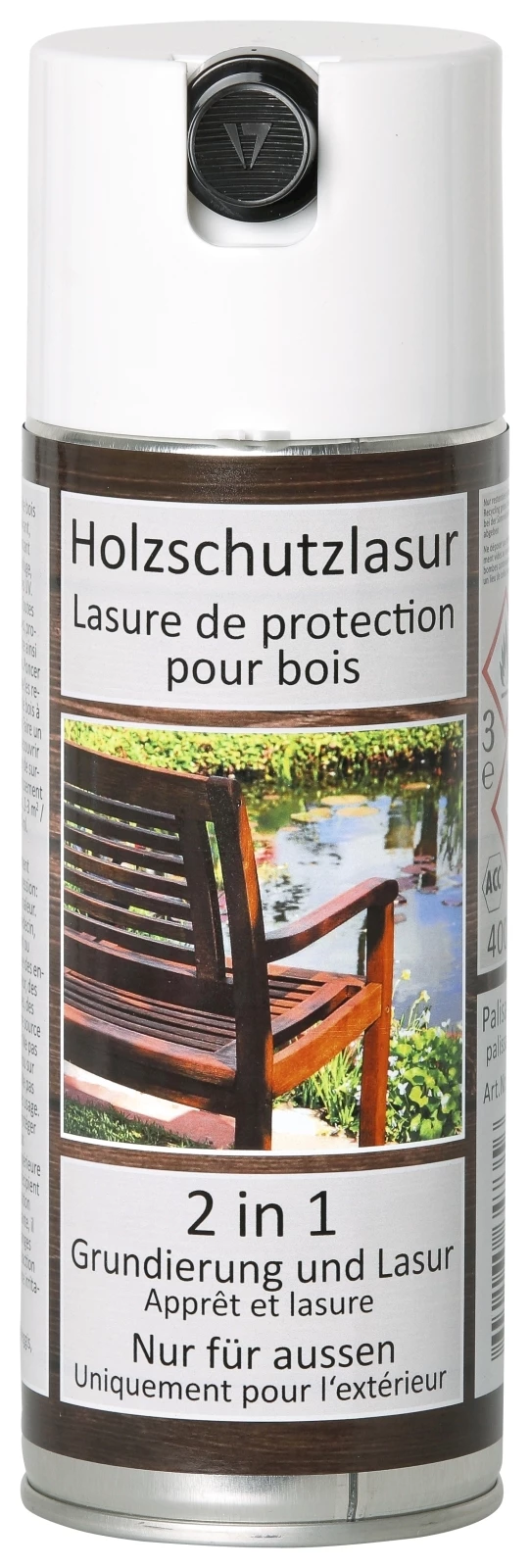 Holzschutzlasur Palisander 400 ml