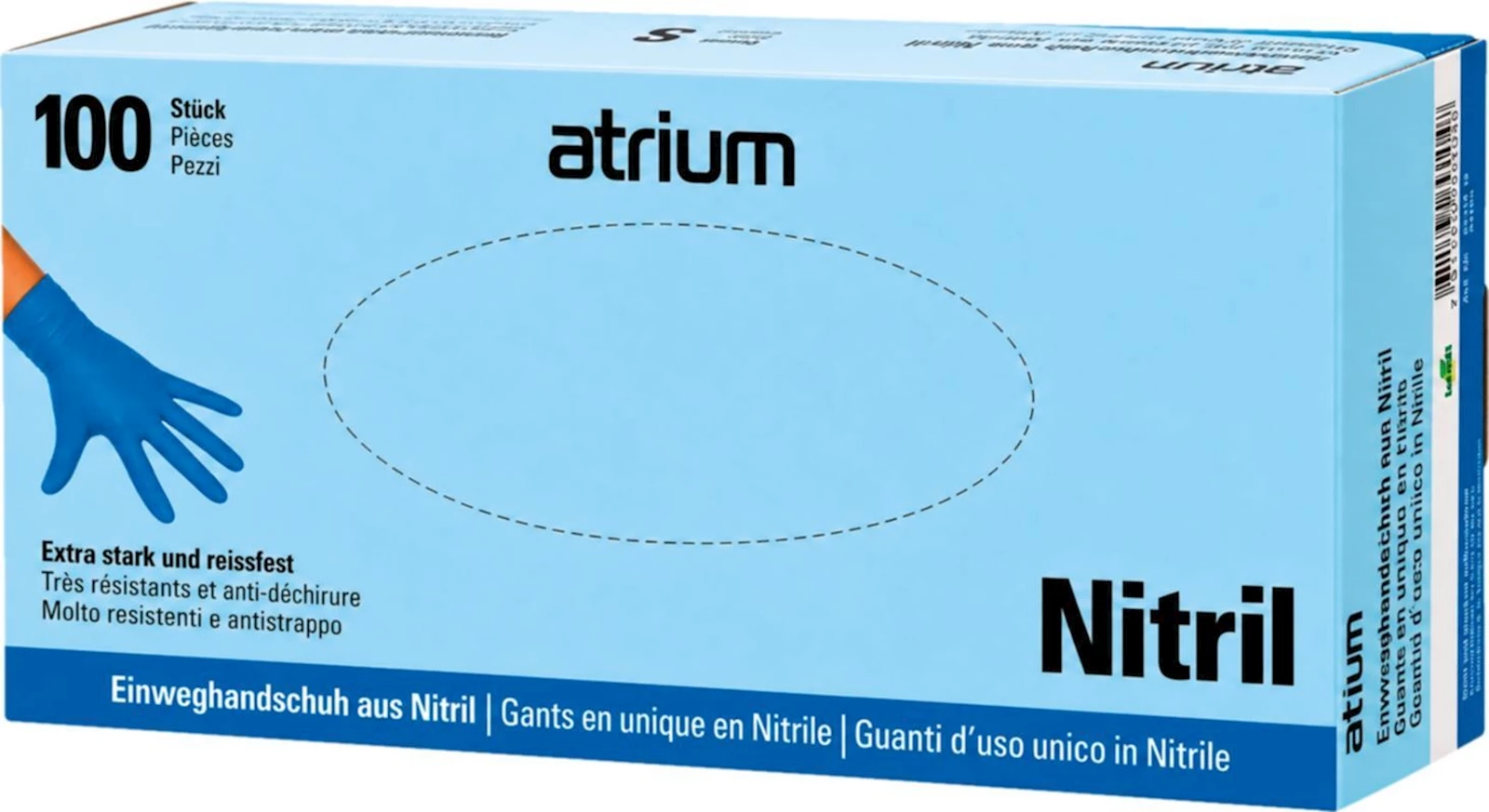 Gants nitrile t. S à usage unique