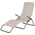 Chaise longue Relax taupe