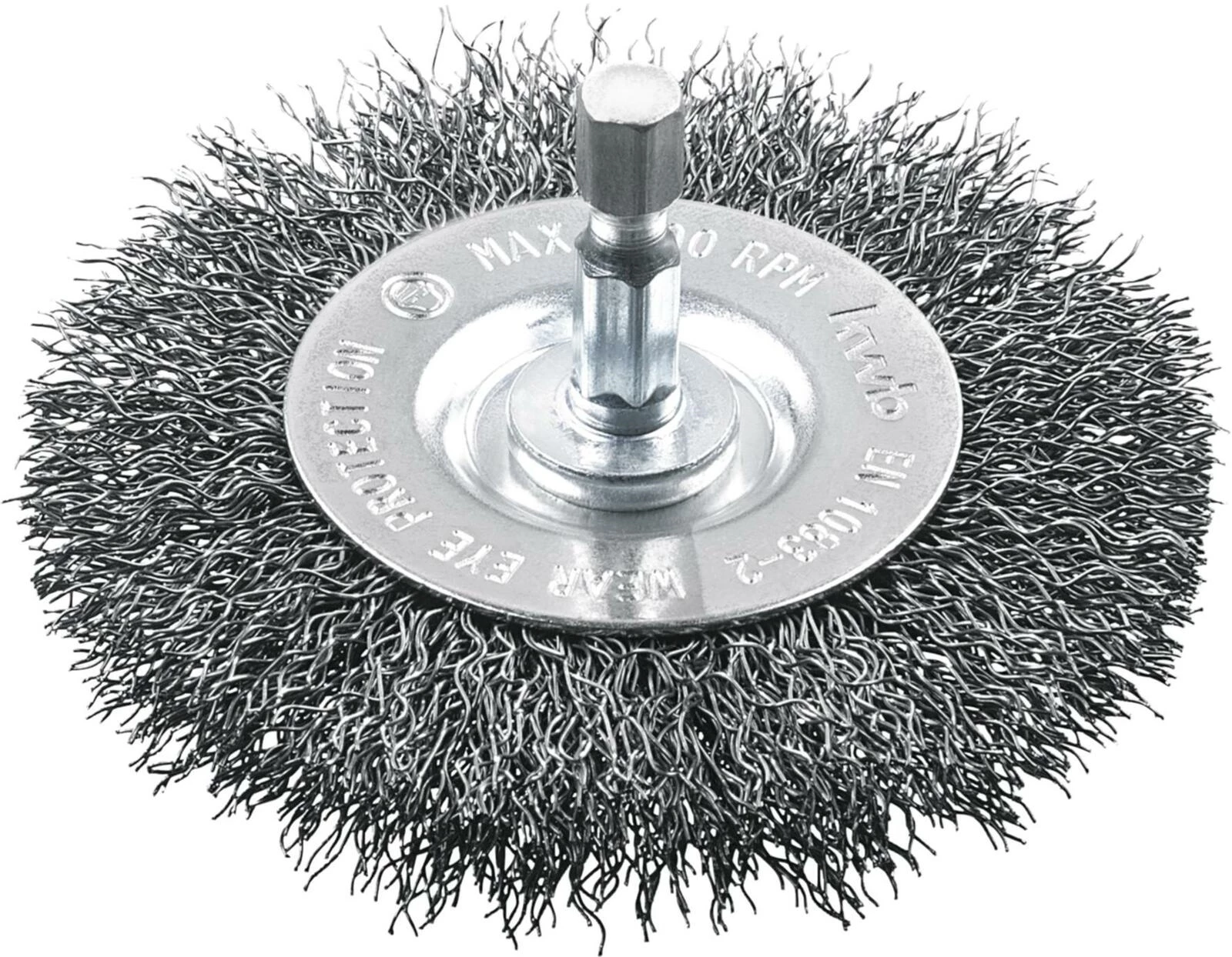 Scheibenbürste grob Stahldraht 75mm