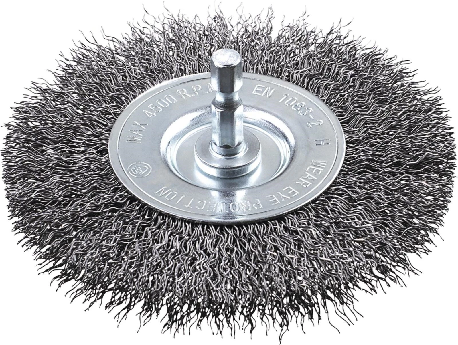 Scheibenbürste grob Stahldraht 100mm