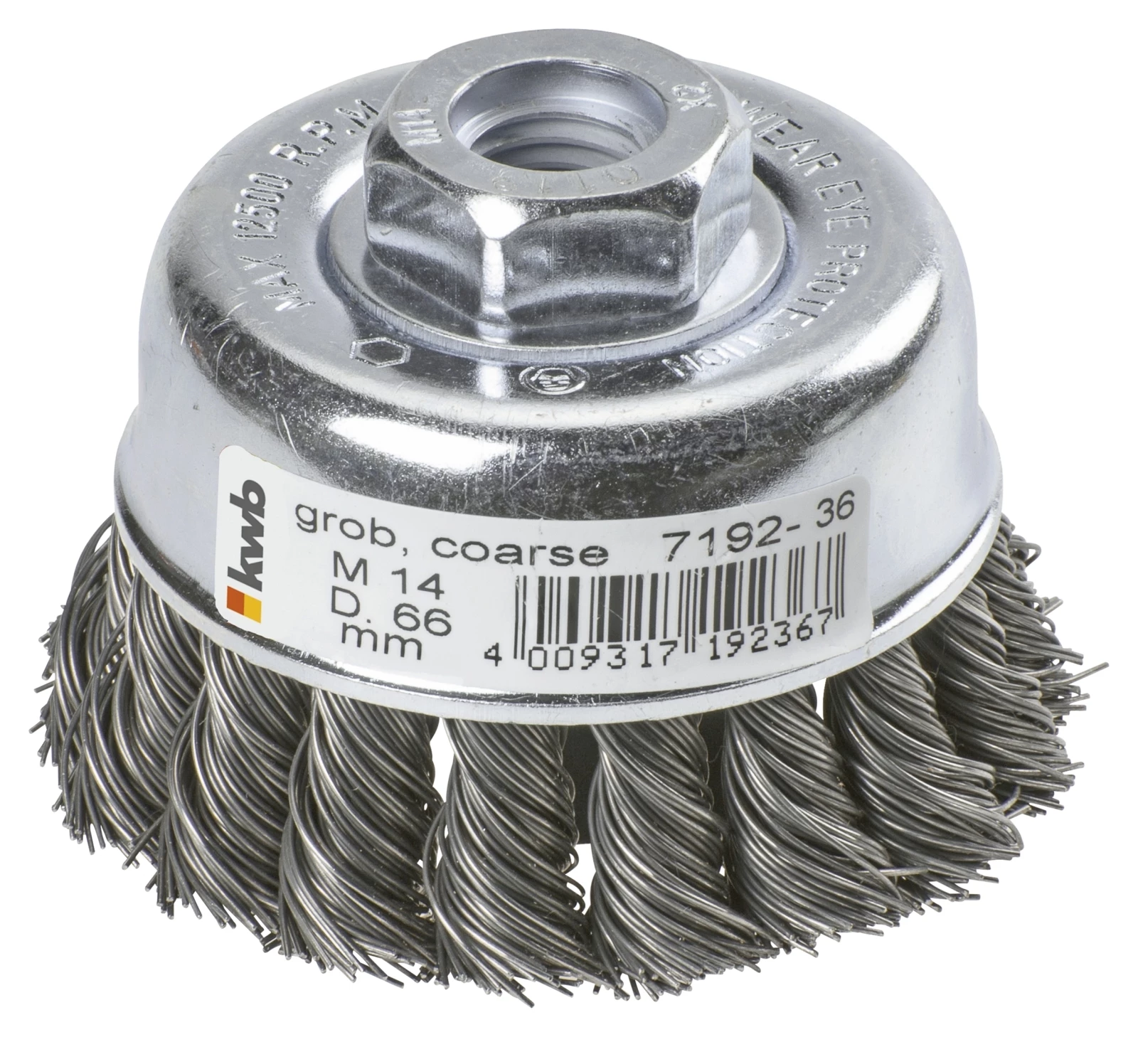 Topfbürste M14 gezopft 66 mm