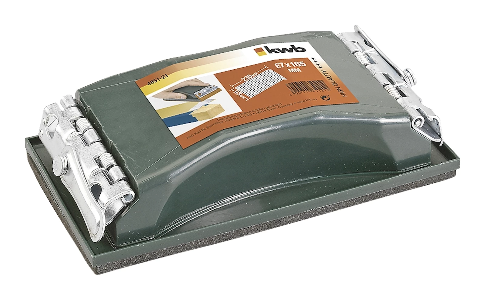 Handschleifer Mosgummi 87 × 165 mm