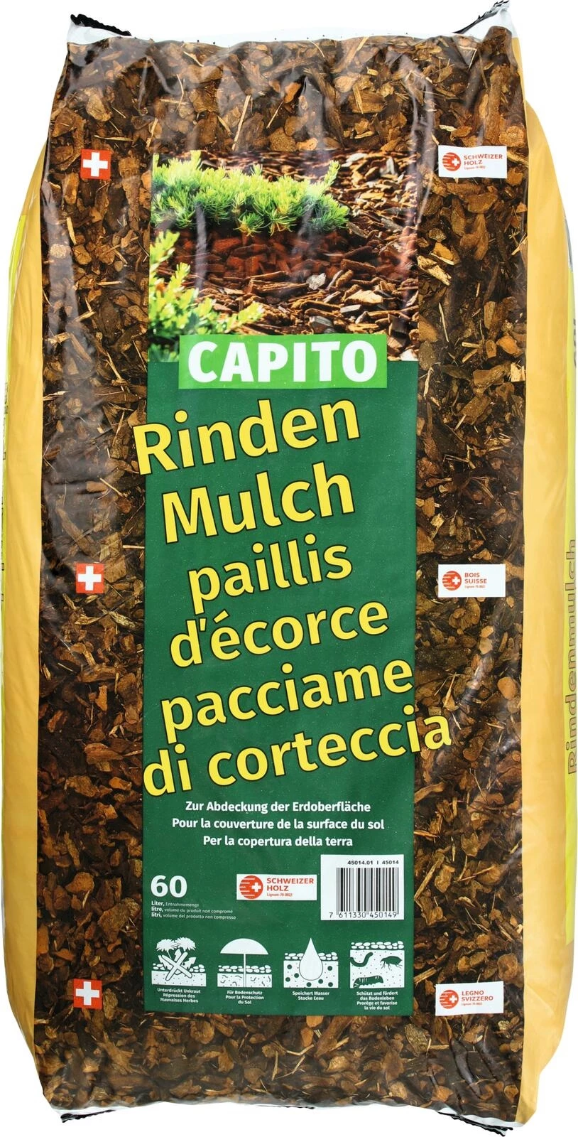 Rindenmulch CH Capito 60 l