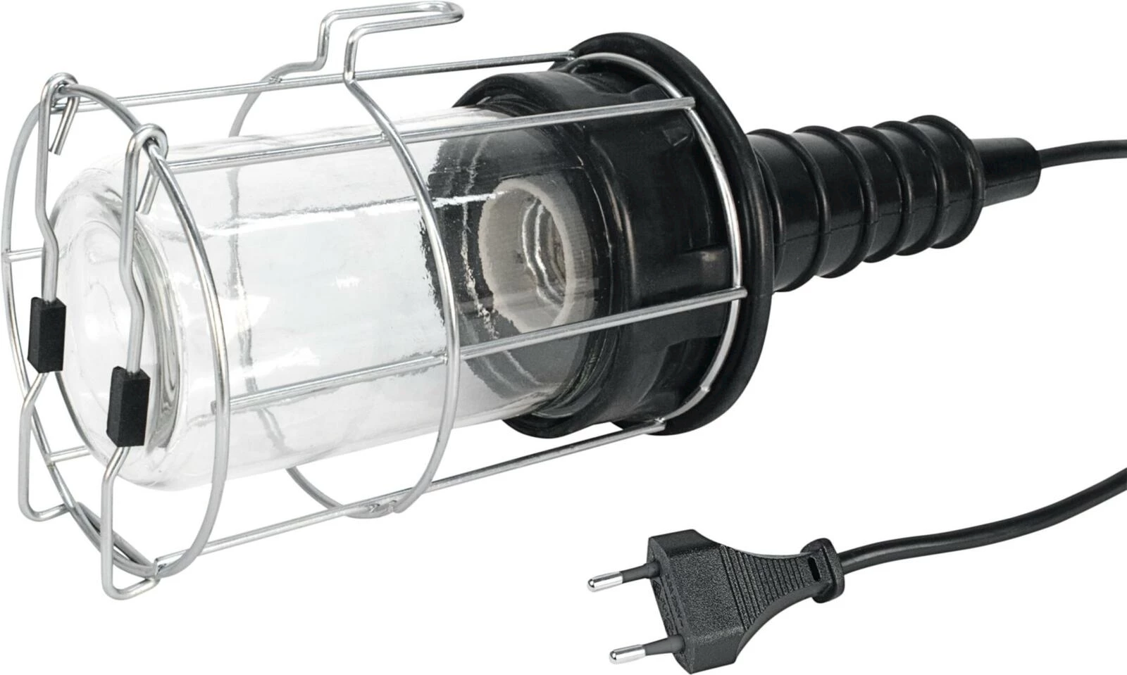 Gummi Handlampe mit Glas 5m