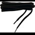 Lacet cordelette noir 140 cm