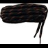 Lacets cordelette noirs/ brun 180cm